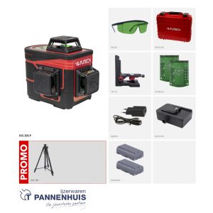 Futech MC3D Compact Green + statief PROMO (Bevat 035.3DG + 092.180)