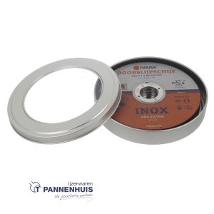 Ivana doorslijpschijf Inox vlak 125x1x22.2mm 10 stuks