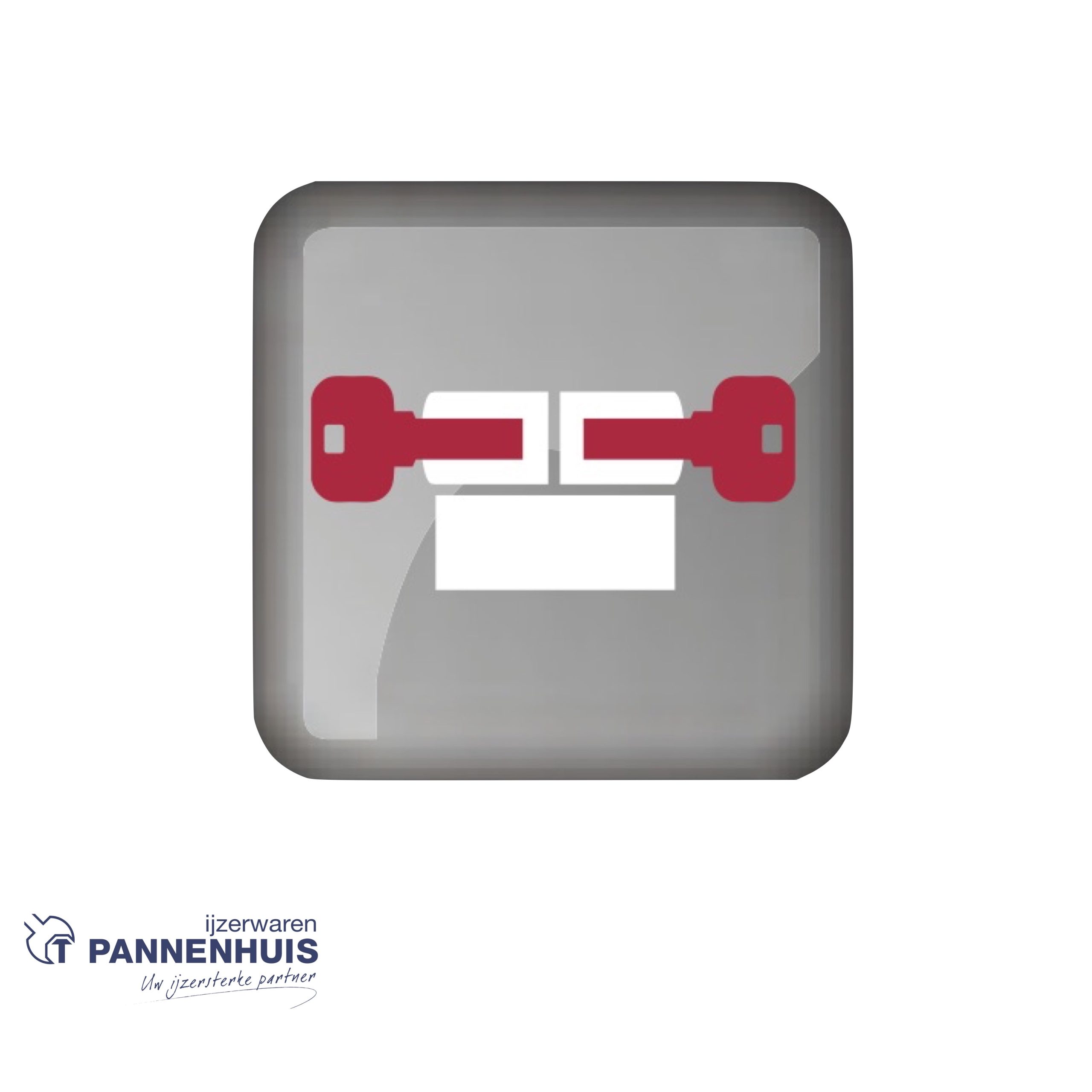 DOM K1 standaard cilinder gevarenfunctie Compact - Afbeelding 3