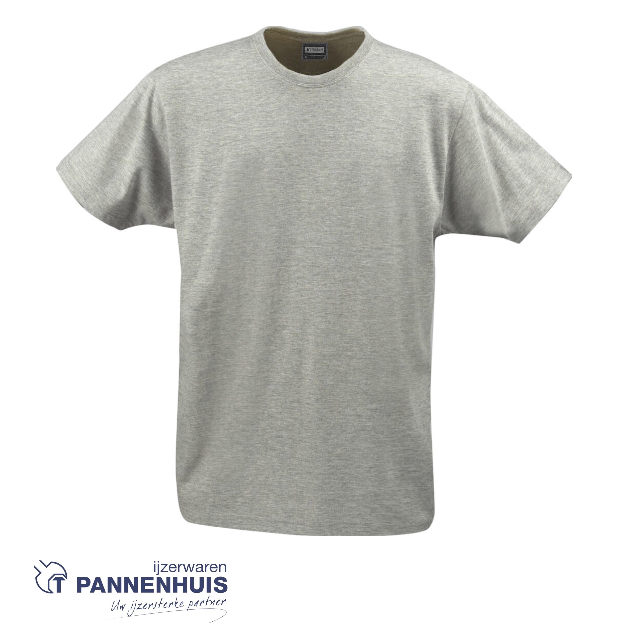 Jobman 5264 Heren T-SHIRT grijs melange
