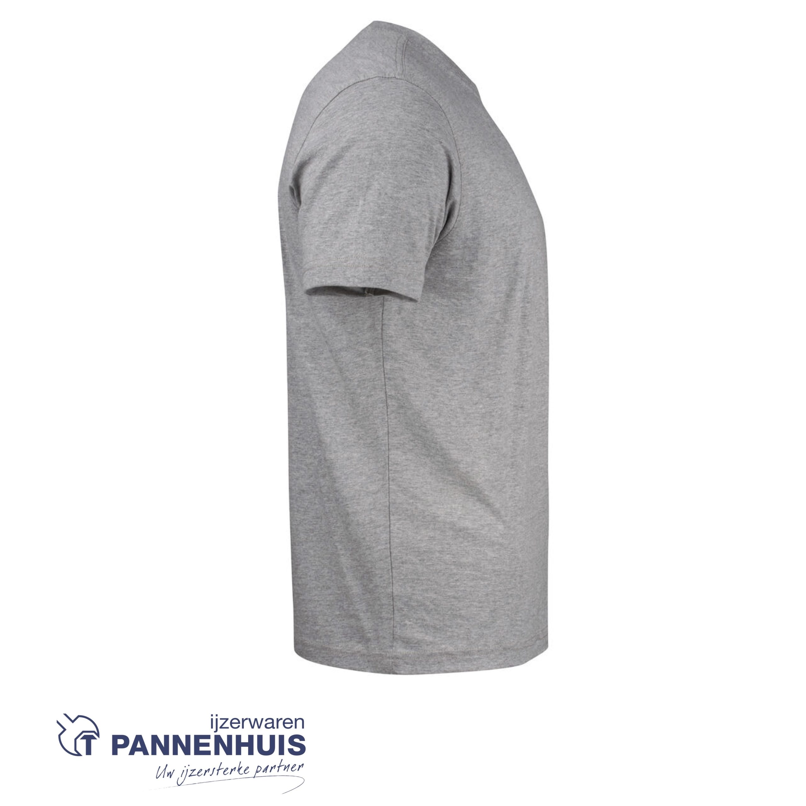 Jobman 5264 Heren T-SHIRT grijs melange - Afbeelding 4