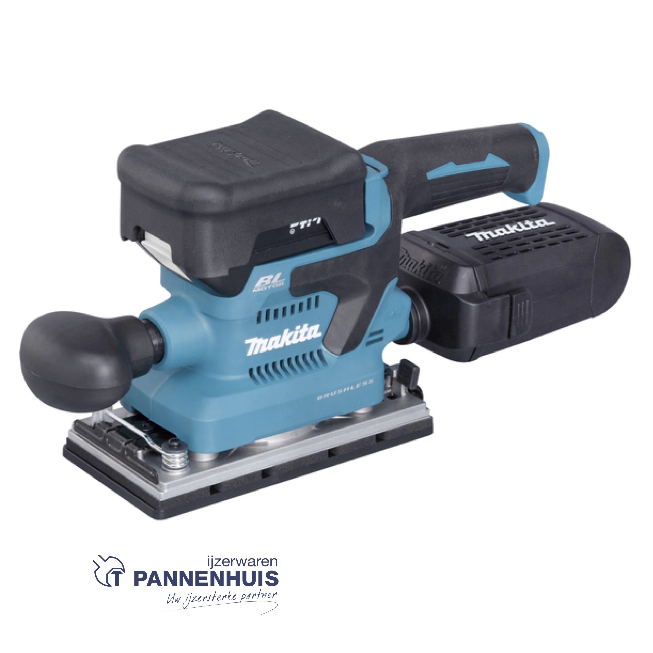 Makita DBO380RTJ Afwerkschuurmachine LXT® (2xBL1850 + Lader) - Afbeelding 2