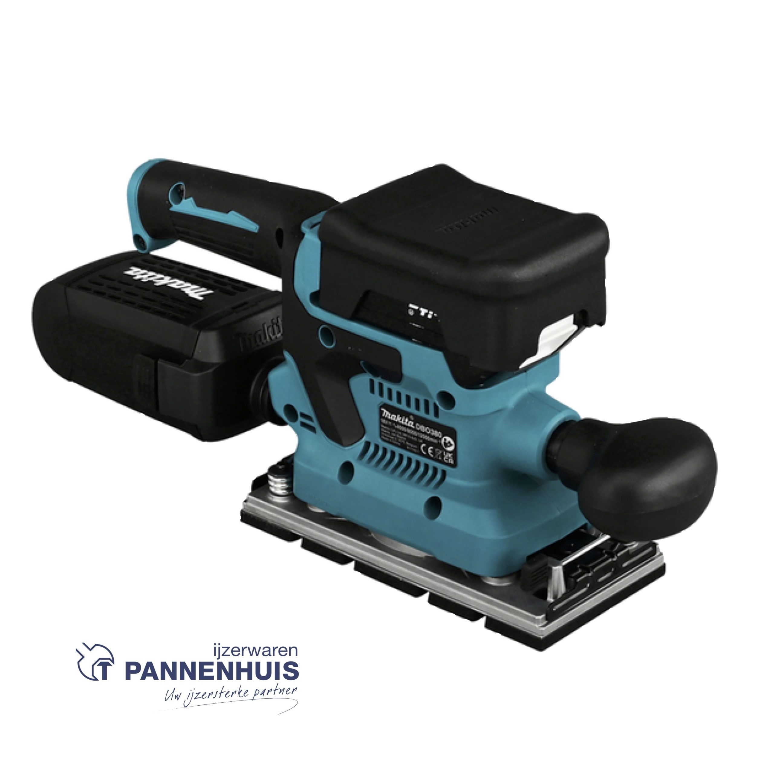 Makita DBO380RTJ Afwerkschuurmachine LXT® (2xBL1850 + Lader) - Afbeelding 3