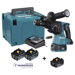 Makita DHR243RT3J Accu SDS+ combihamer 24mm LXT 18V 3x BL1850B
