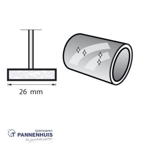 Dremel 429JA, Polijstvilt schijfmodel 25,4 mm
