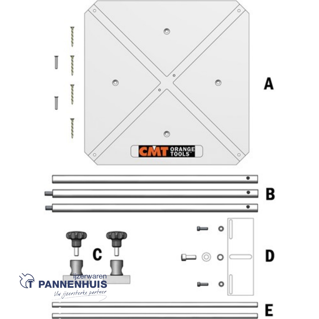 CMT Multi radiusfreesmal - Afbeelding 2