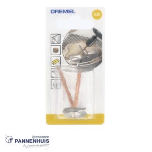 Dremel 530JA, Multipack platte inoxborstel 19,2 mm, 2 stuks