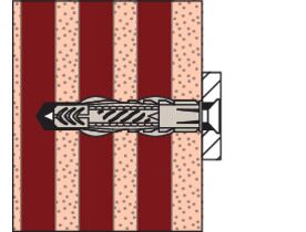 fischer Universeelplug UX 8 x 50 R met rand (Blister) - Afbeelding 6