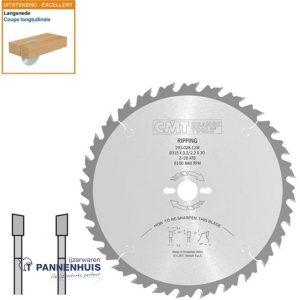 CMT Schulpcirkelzaag HW 315x30x2,8 Z28 Massieve houtsoorten