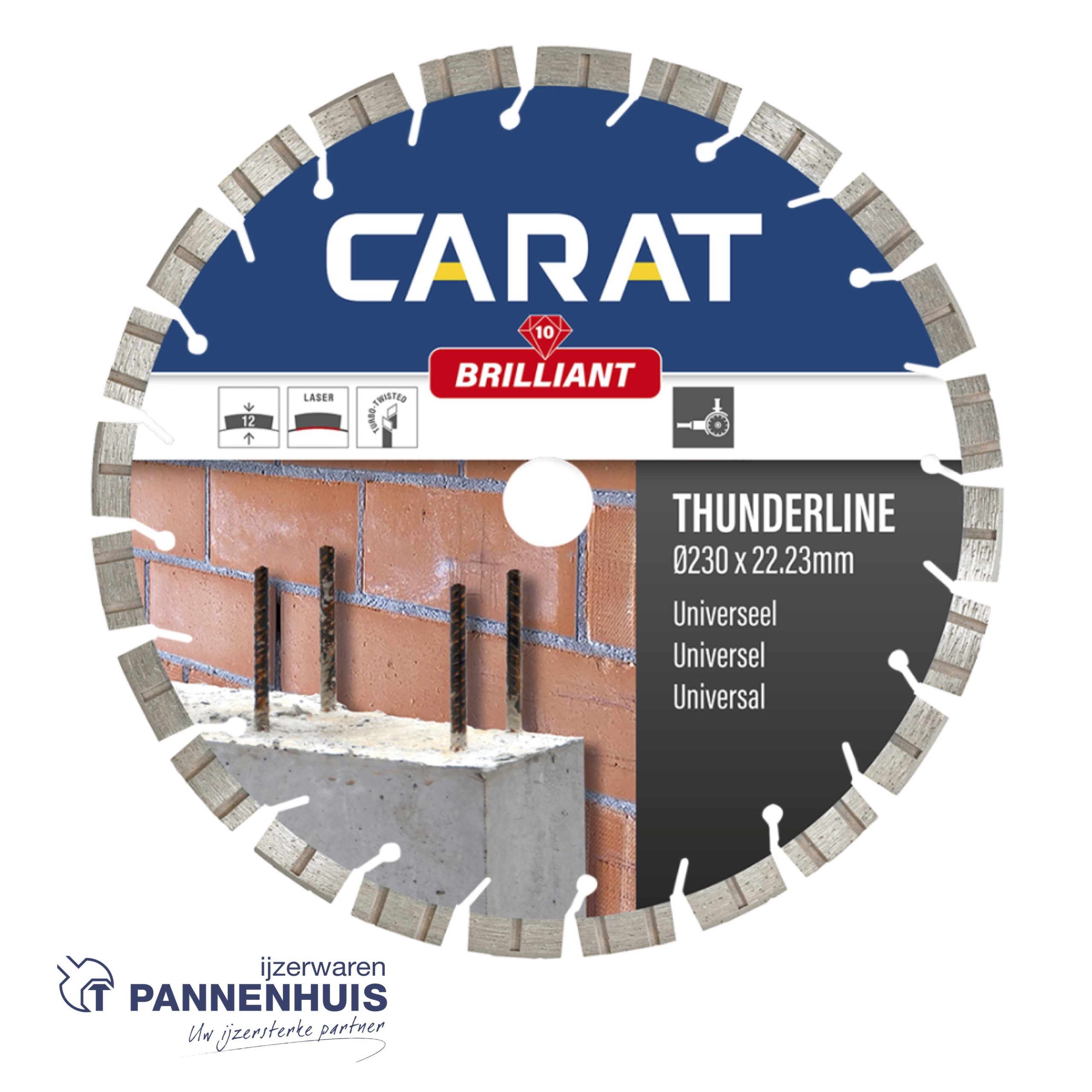 Carat CEB Thunderline 230x22,23 universeel