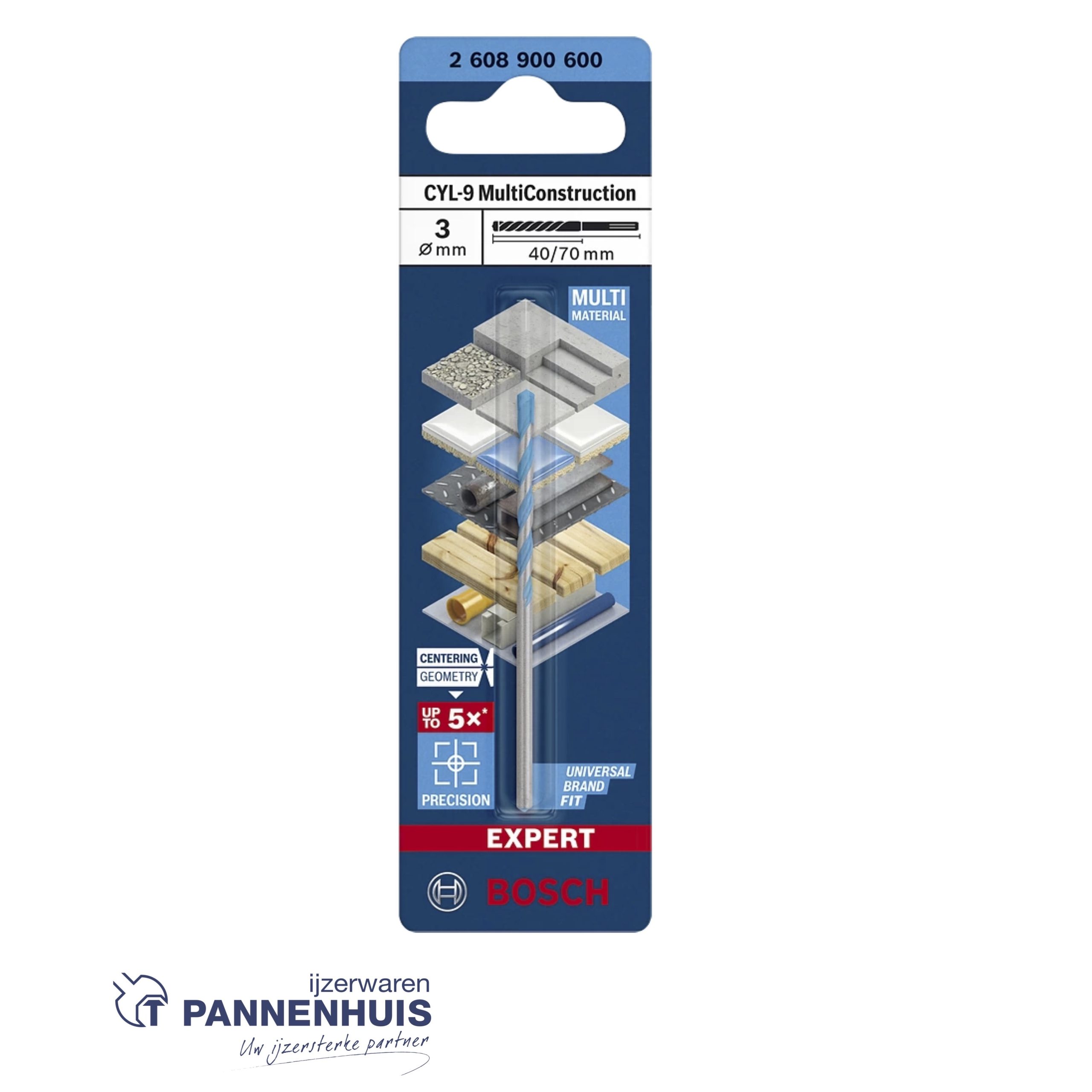 Bosch Boor CYL-9 MultiConstruction 5 x 50x85 - Afbeelding 2