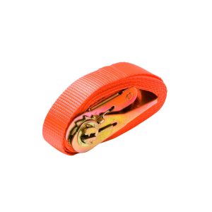 Ivana spanband oranje met ratel 25mm 3mtr 1000kg