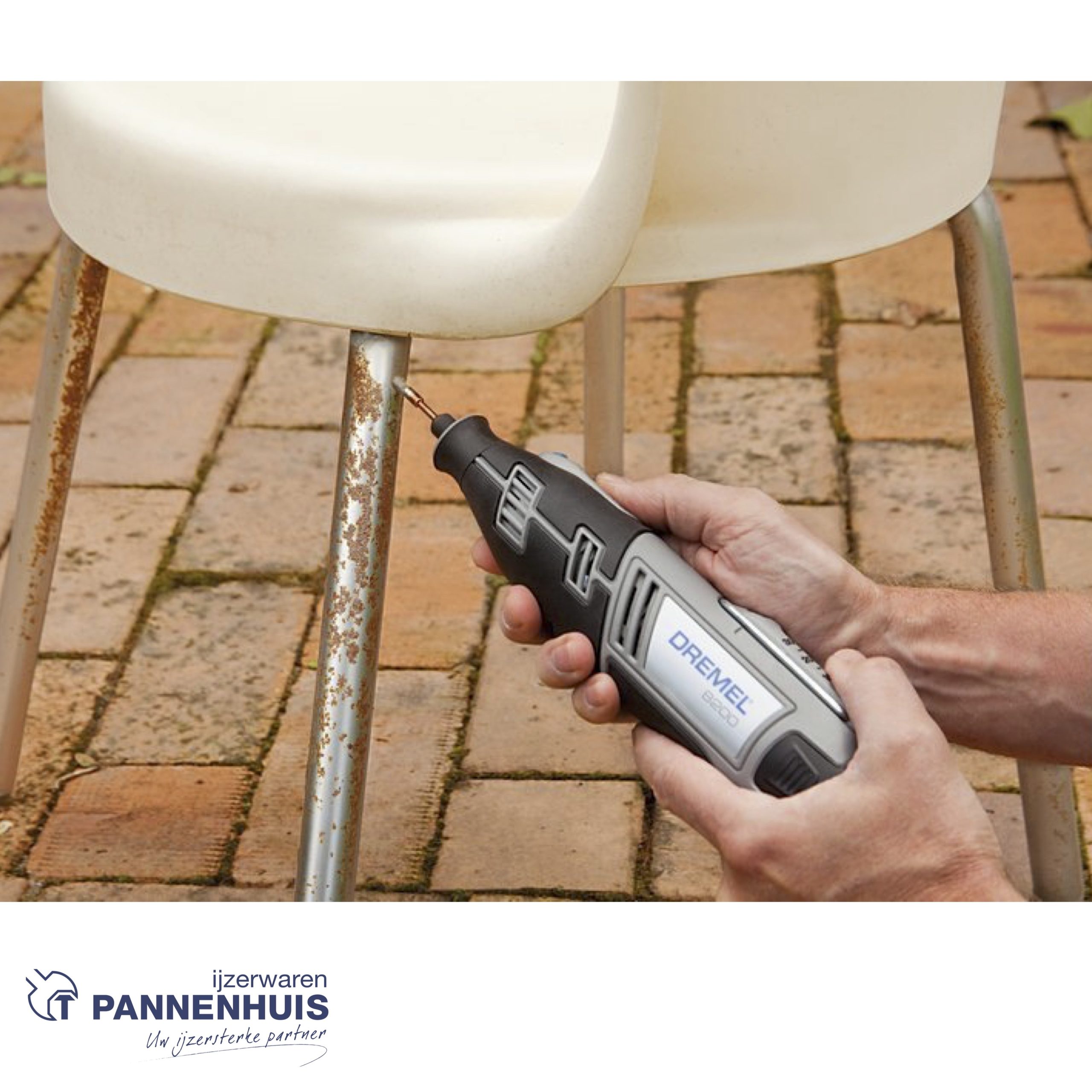 Dremel 443JA, Staalborstel stiftmodel 3,2 mm - Afbeelding 2