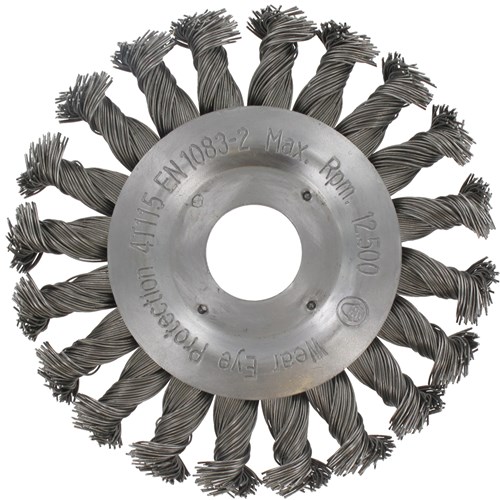 Ivana rondborstel getordeerd staaldraad 125x0.5mm