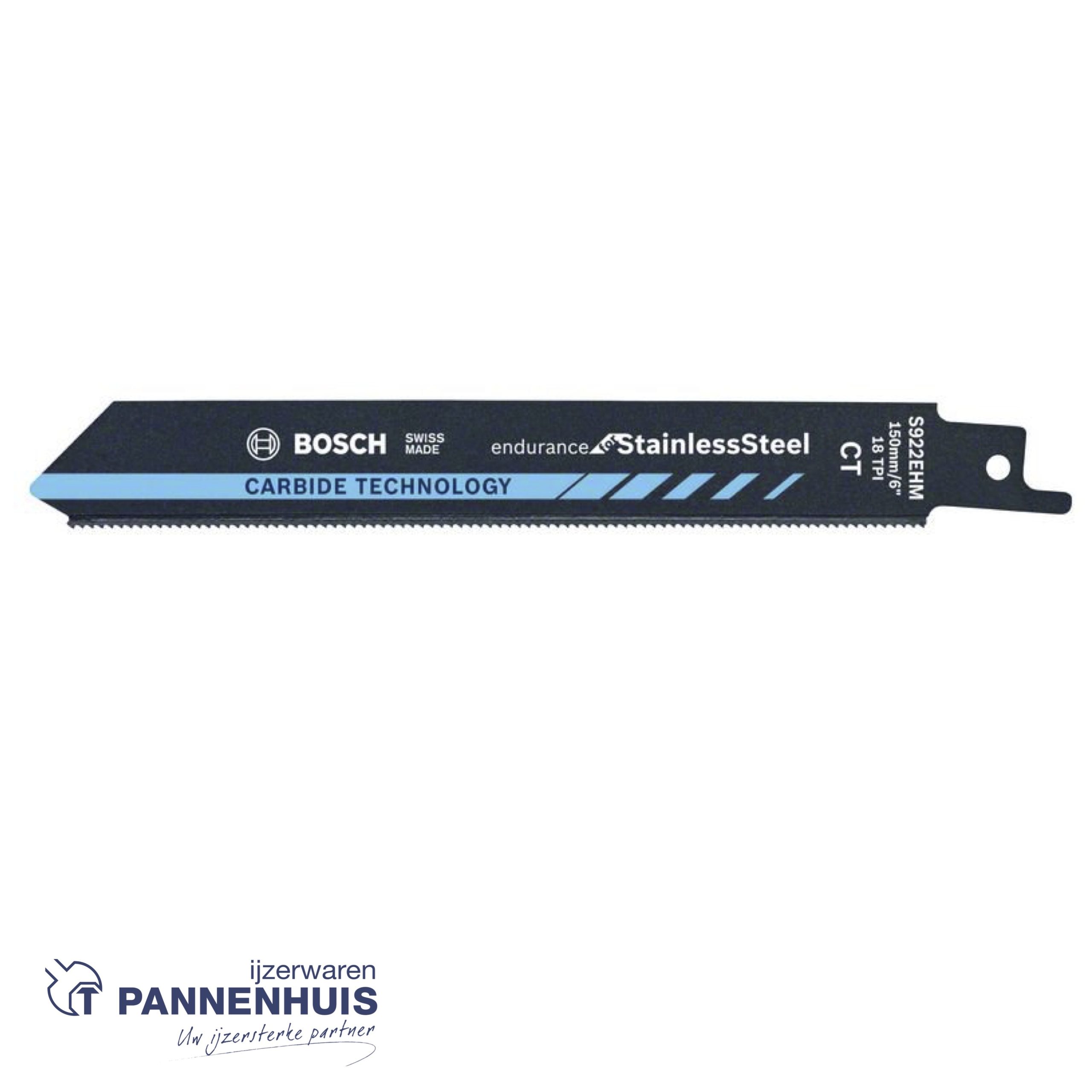 Bosch Reciprozaagblad S 922 EHM Endurance for Stainless Steel