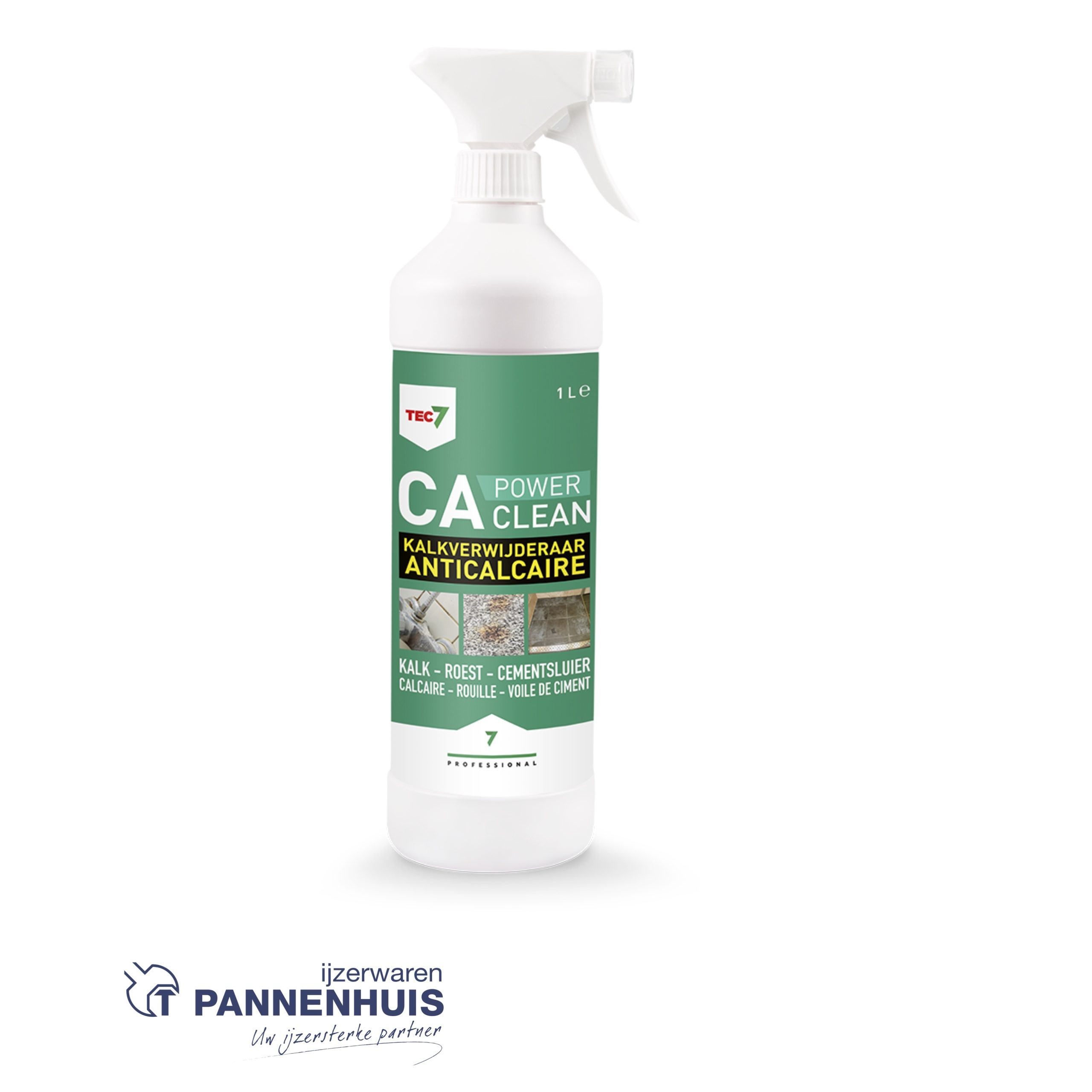 Tec7 CA clean Verwijdert roest, kalk en cementsluier fles 1l