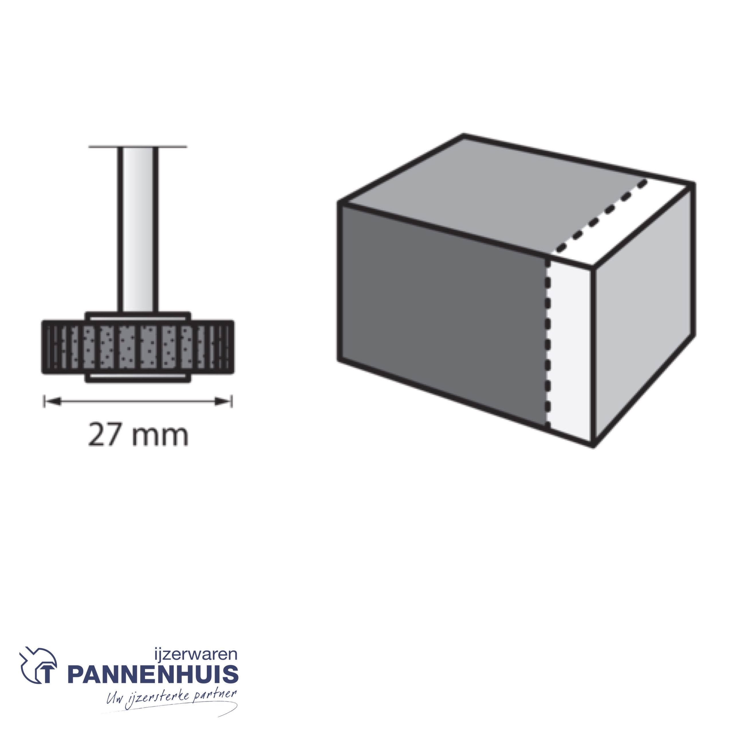 Dremel 504, Lamellen schuurmop 9,5mm - Afbeelding 2