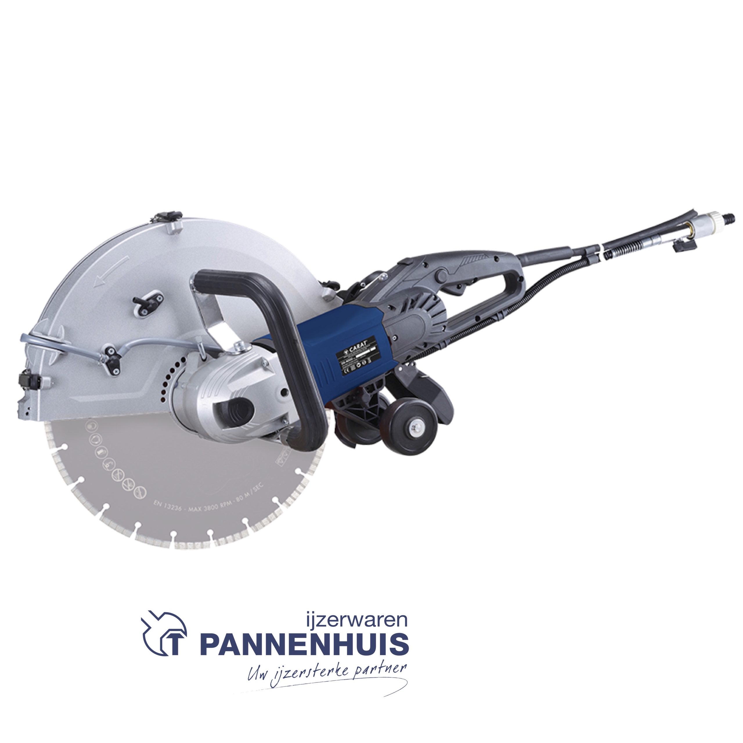 Carat DS-4000 doorslijper 400x25,40 incl. zaagblad CEE - Afbeelding 2