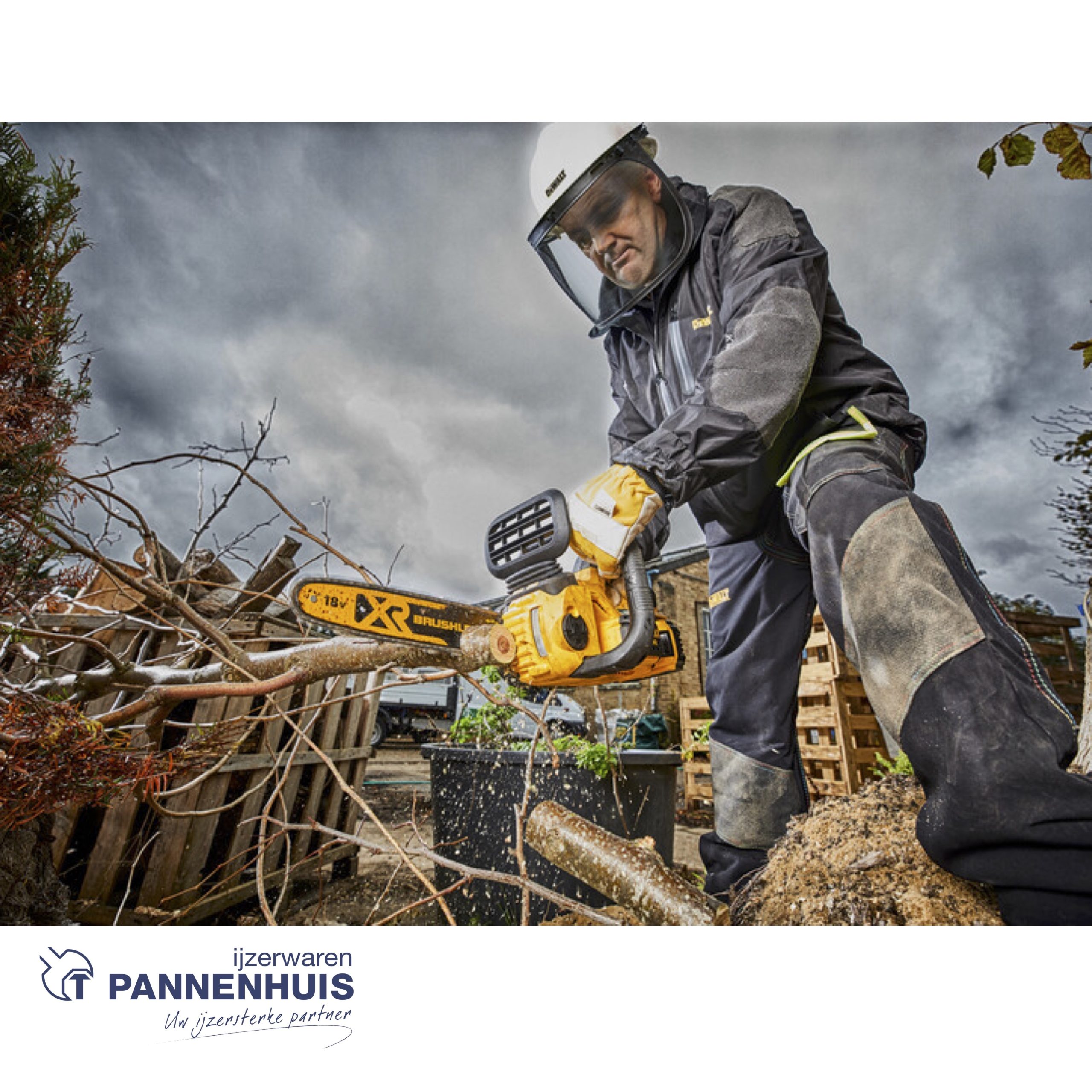 Dewalt DCM565N 18V XR Brushless 30cm compacte kettingzaag - body - Afbeelding 3