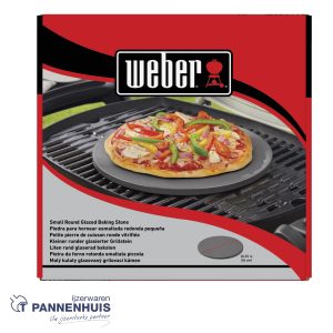 Weber Kleine ronde geglazuurde grillsteen Ø 26 cm
