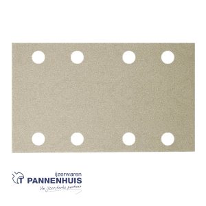 Ivana klittenband rechthoek 80 x 133mm 8-gats korrel  60 (10 st)