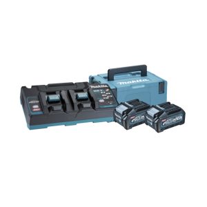 Makita Powerpack XGT 2 x BL4040 + DC40RB
