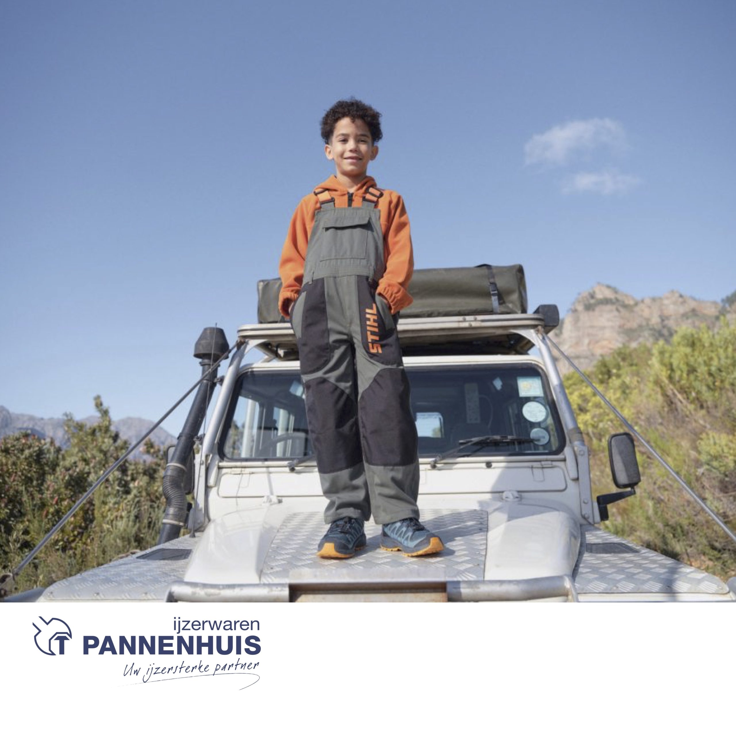 Stihl Tuinbroek SZ 110-116 KIDS groen - Afbeelding 3