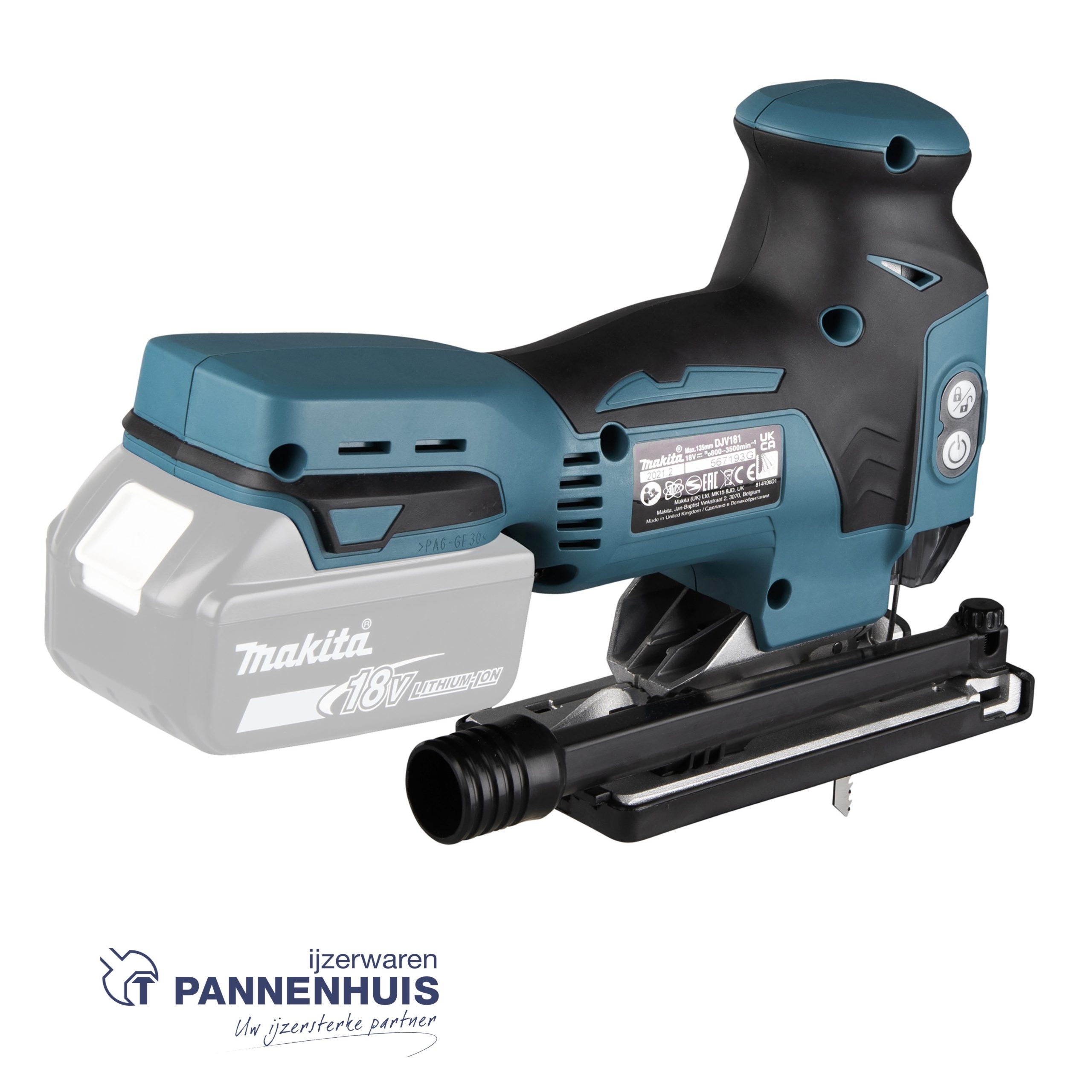 Makita DJV181Z accu Decoupeerzaag LXT® Body - Afbeelding 3