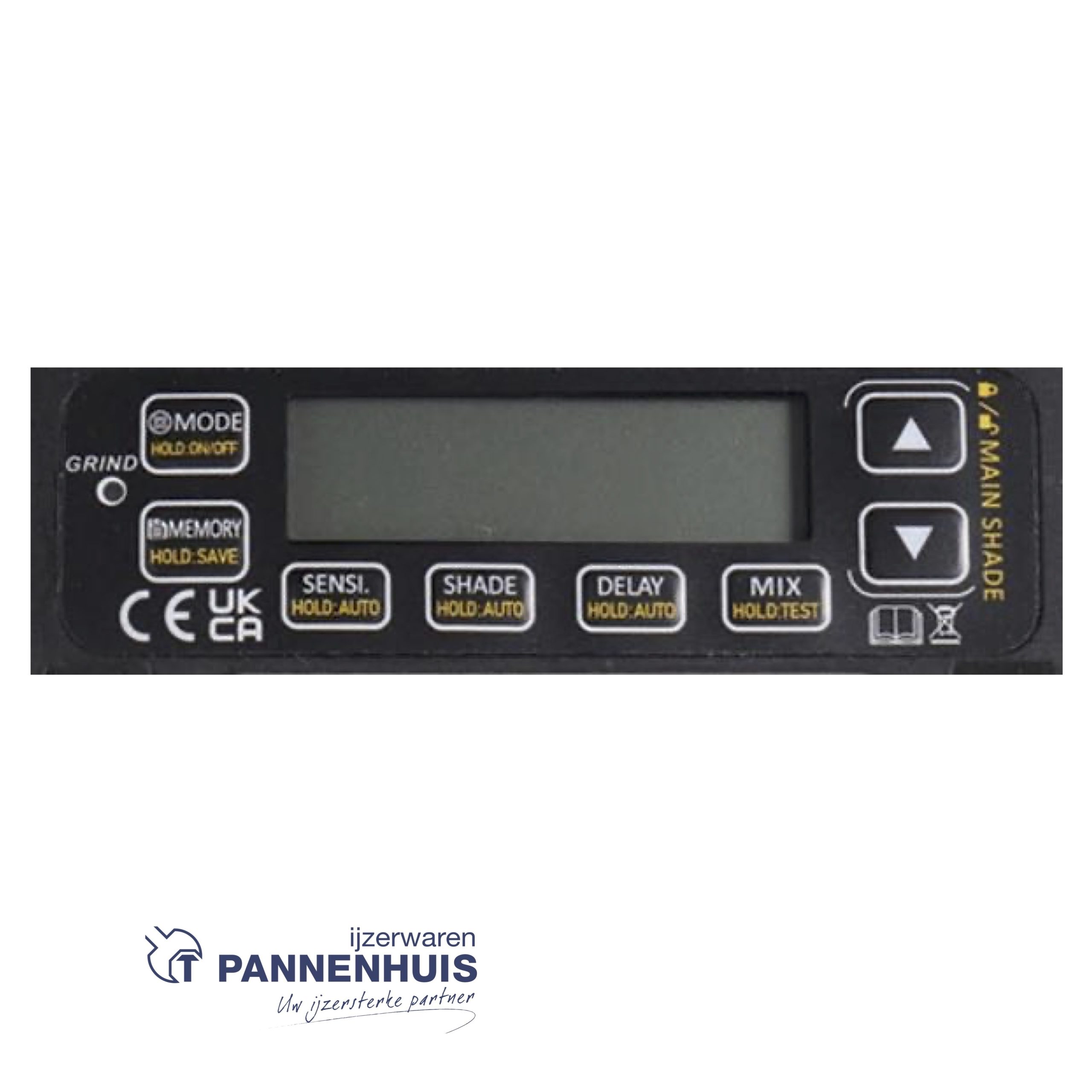 Parweld XR943H automatische lashelm met slijpvizier - Opklapbaar - Afbeelding 2