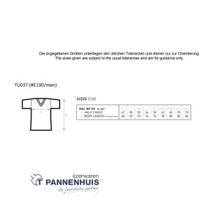 t-shirt O-hals heren wit