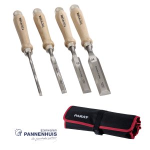 Steelbeitelset 6, 12, 18, 24 mm + parat roltas