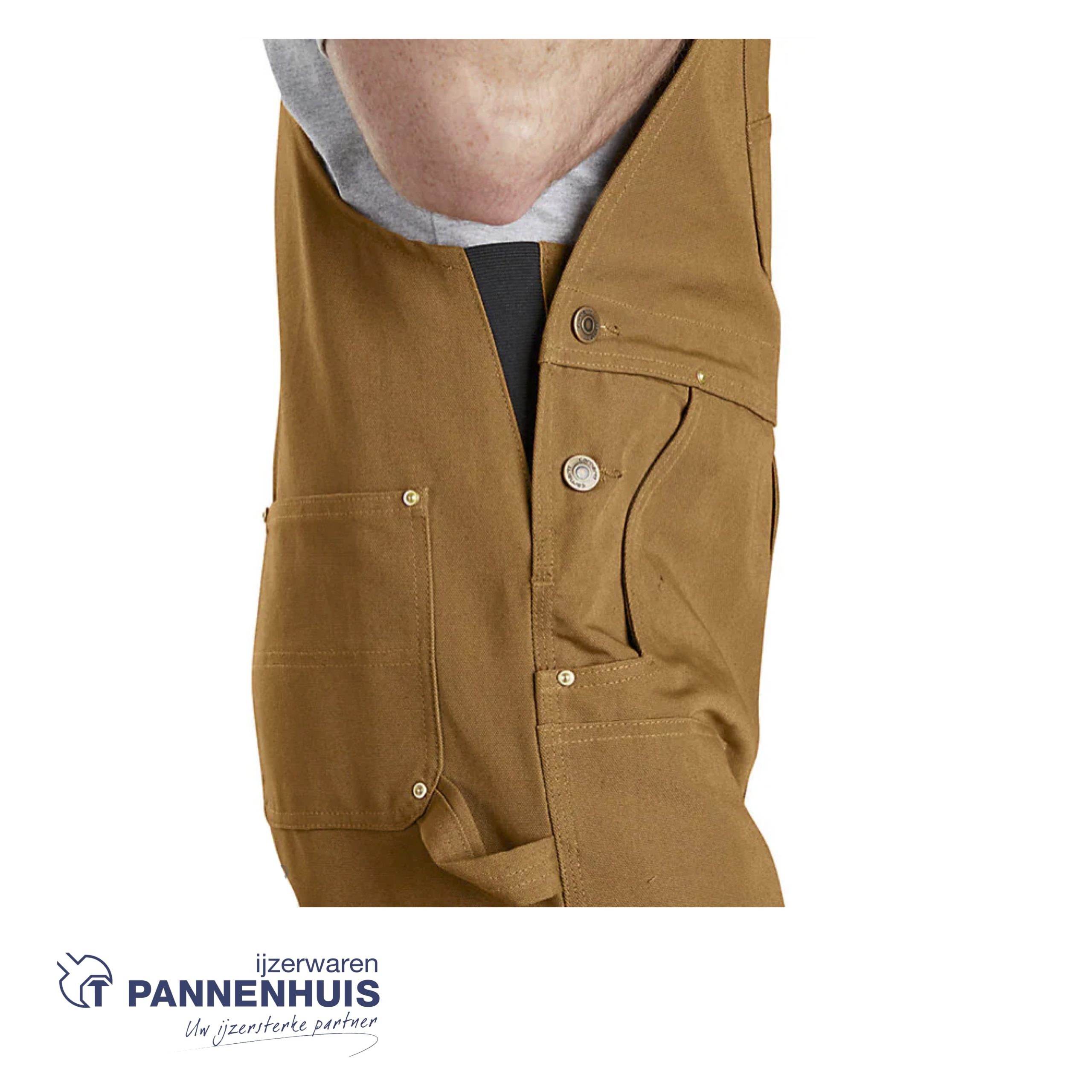 Carhartt relaxed fit DUCK BIB overall Brown - Afbeelding 3