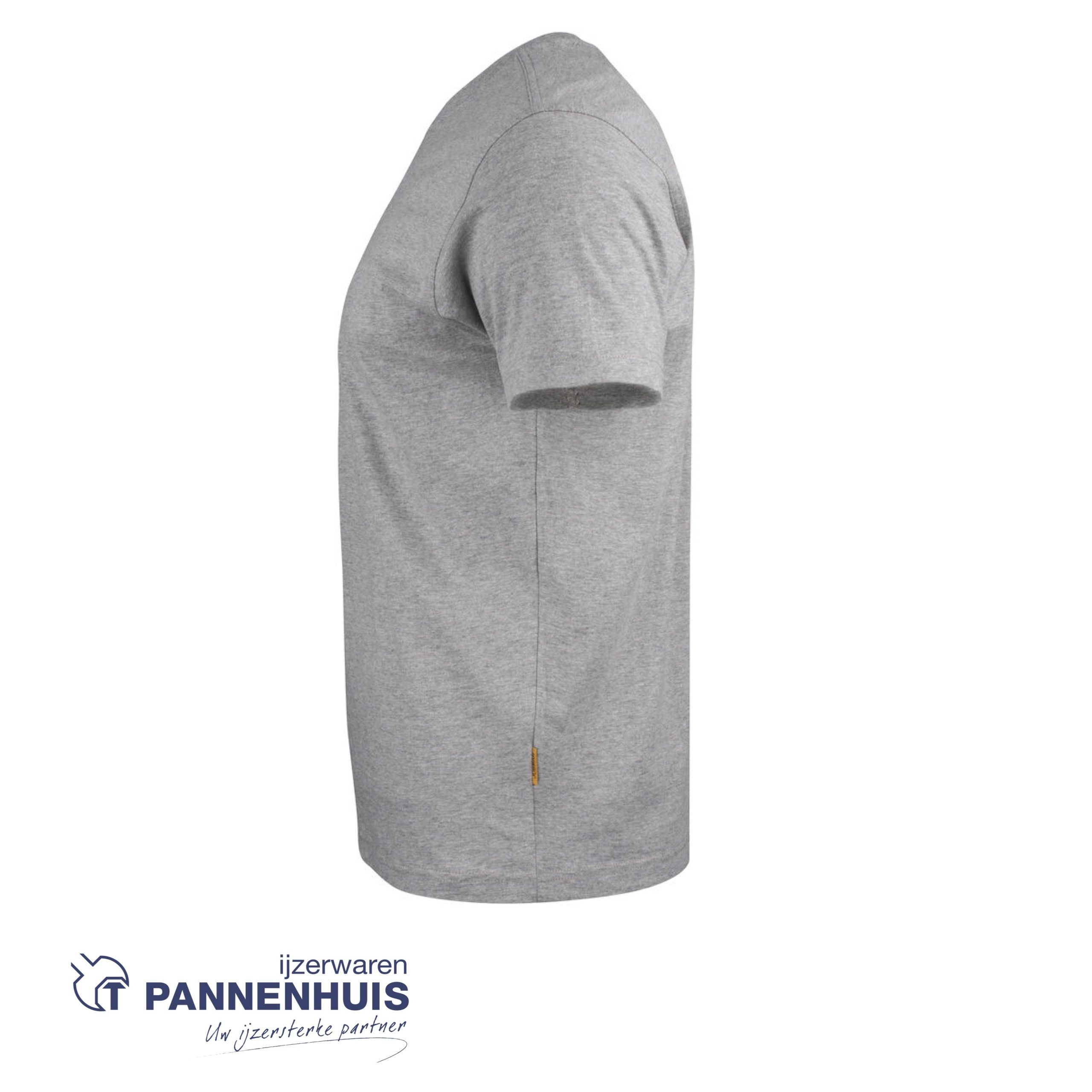 Jobman 5264 Heren T-SHIRT grijs melange - Afbeelding 3