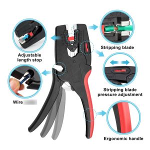 Automatische draadstripper en mestang 2-in-1 (draadstriptang)