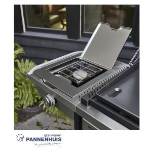 Weber Slate Plancha 76 cm met zijbrander, Black (Gas)