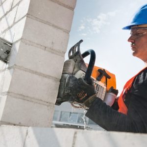 Stihl GS 461 steen en beton kettingzaag 40 cm, GBE, 3/8″ (dakpannen,kalkzandsteen,…)