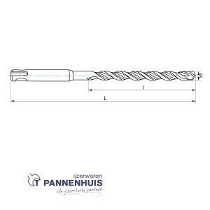Izar  8×260 mm – Korte SDS plus boor voor isolatie en tegels