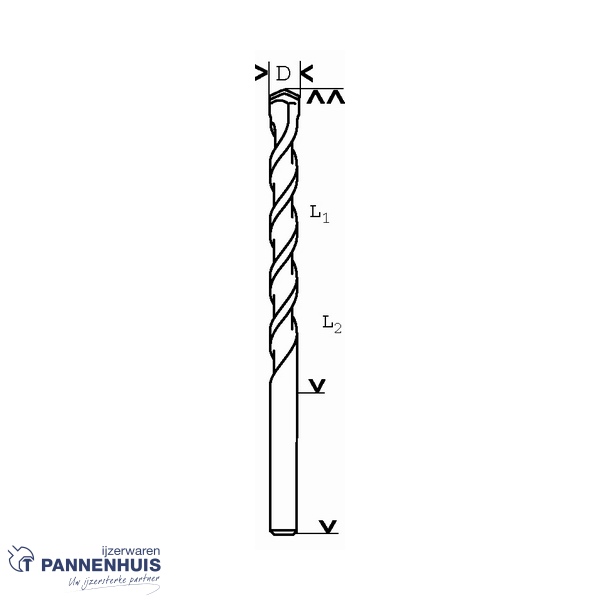 Bosch Betonboor CYL-3 SP 4x40x75 - Afbeelding 3