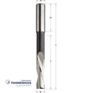 langgatboor gespiraliseerd 12mm schacht 13/50mm links