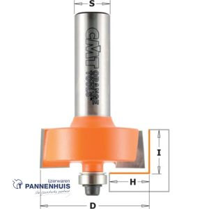 CMT Set met rabatfrees + 6 kogellagers, HW D=34,9 x 12.7mm L=59 S=8 Z2