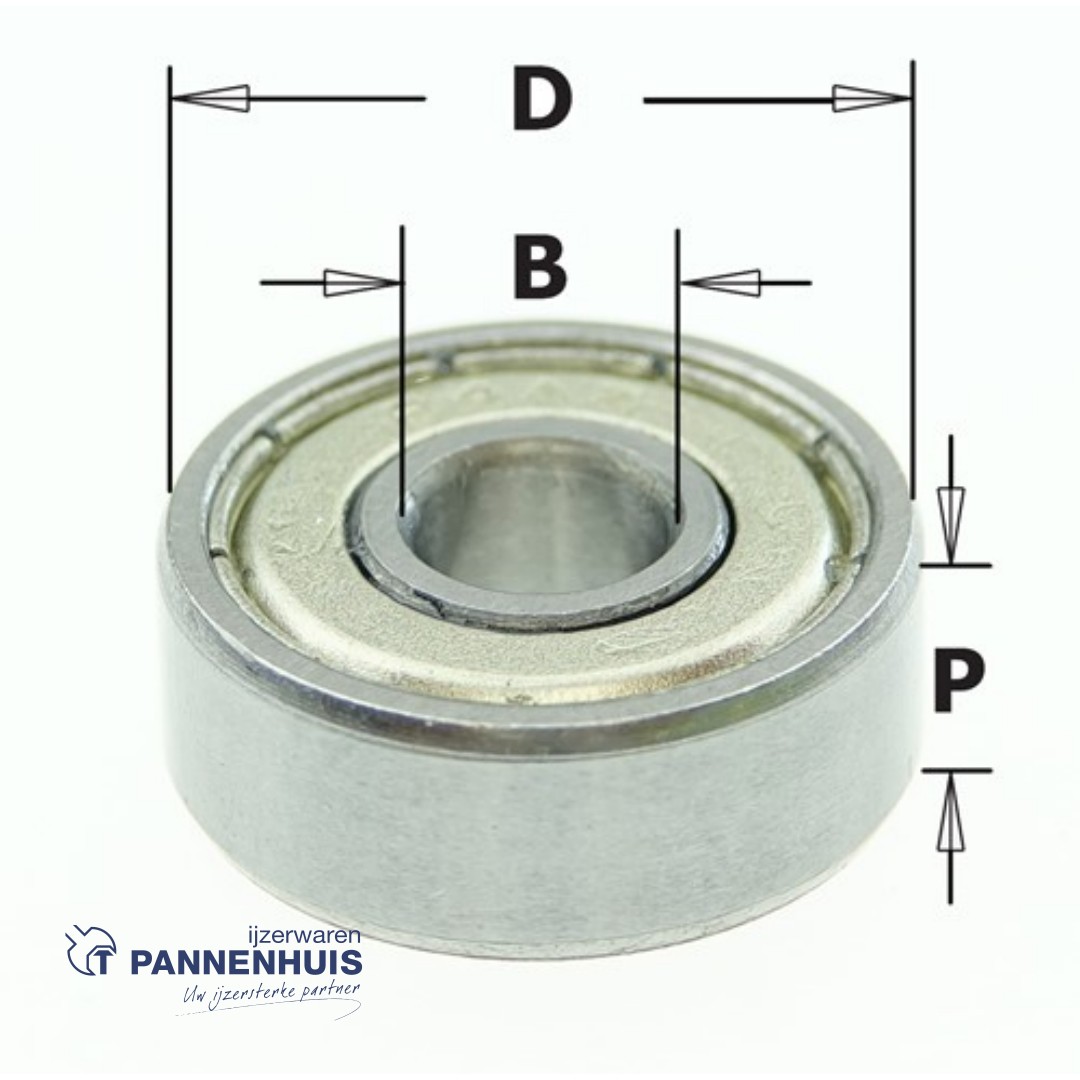 CMT Standaard kogellager D=19x6,35 P=7