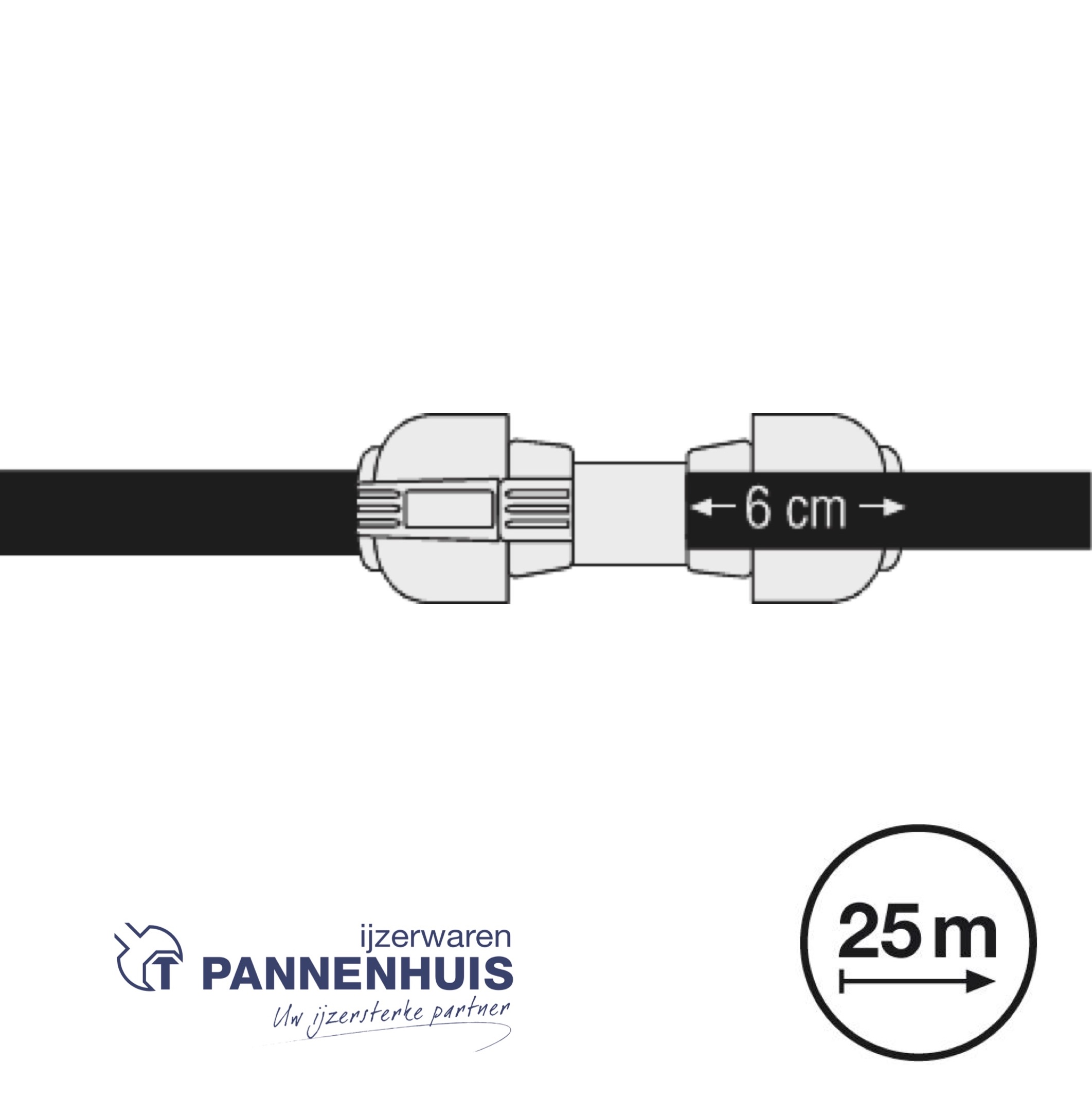 Gardena Aanvoerbuis 25 mm 25 m - Afbeelding 3