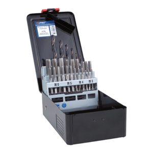 HSS Handtappen- en borenset, metrisch [M] 29 dlg. M3-M12