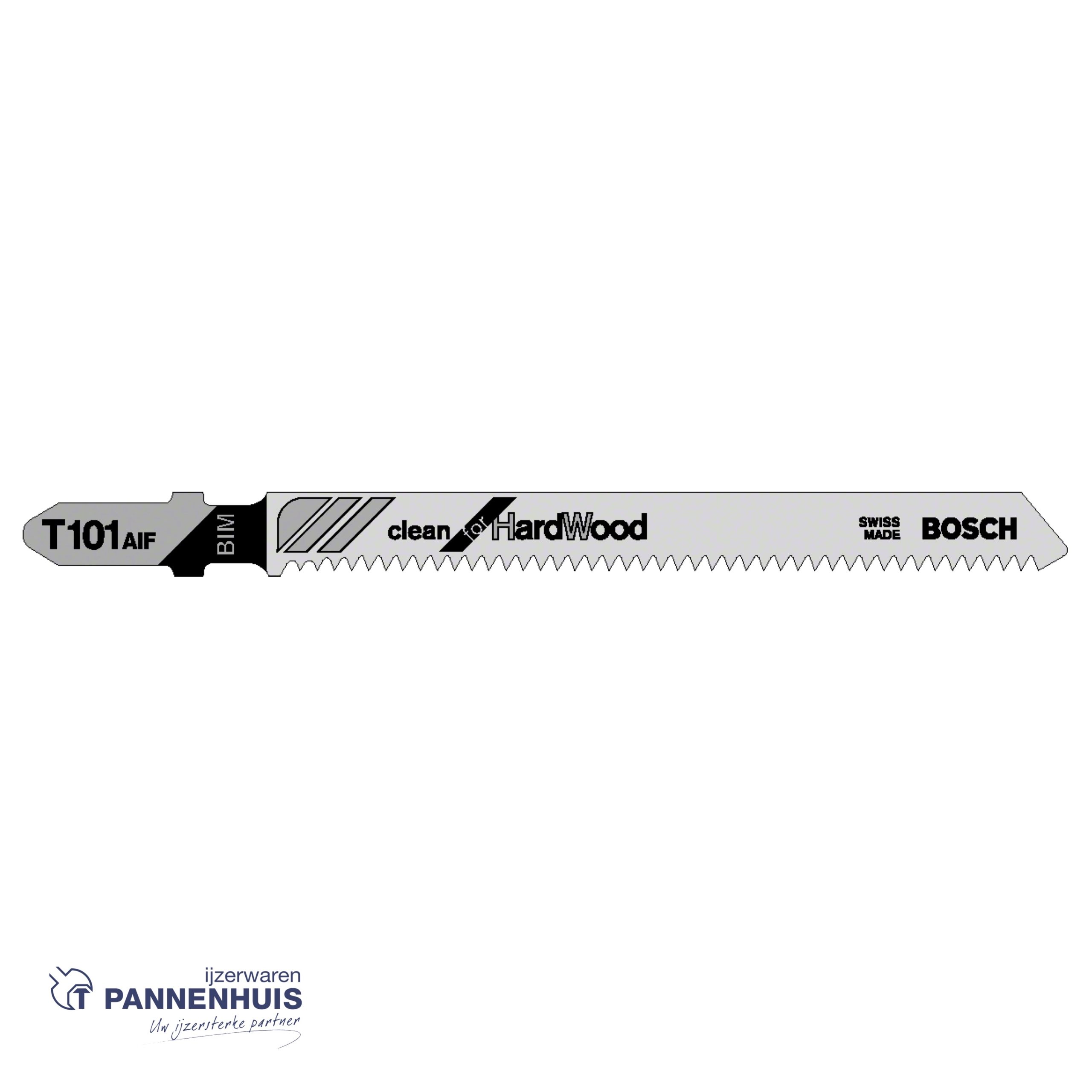 Bosch Decoupeerzaagblad T101 AIF Clean for Hard Wood 5x - Afbeelding 2