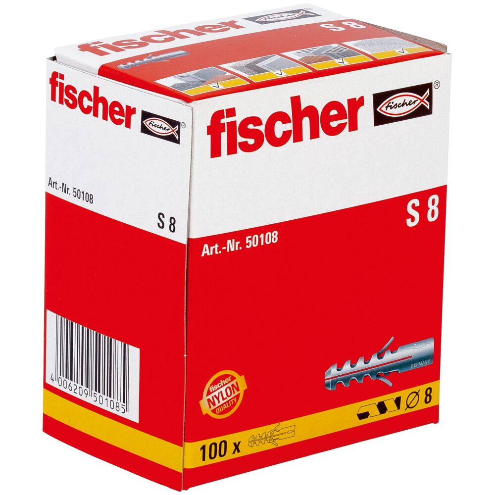fischer Plug S 8 (100st) - Afbeelding 2