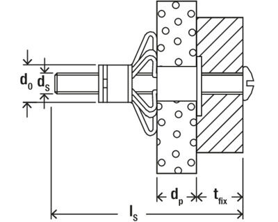 fischer Hollewandplug HM 5 x 37 S met schroef (50st) - Afbeelding 4