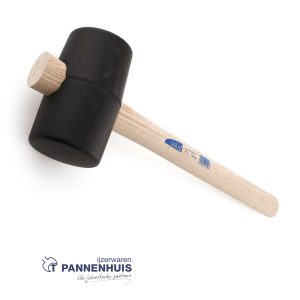Rubber hamer zwart nr 1-55x 90mm