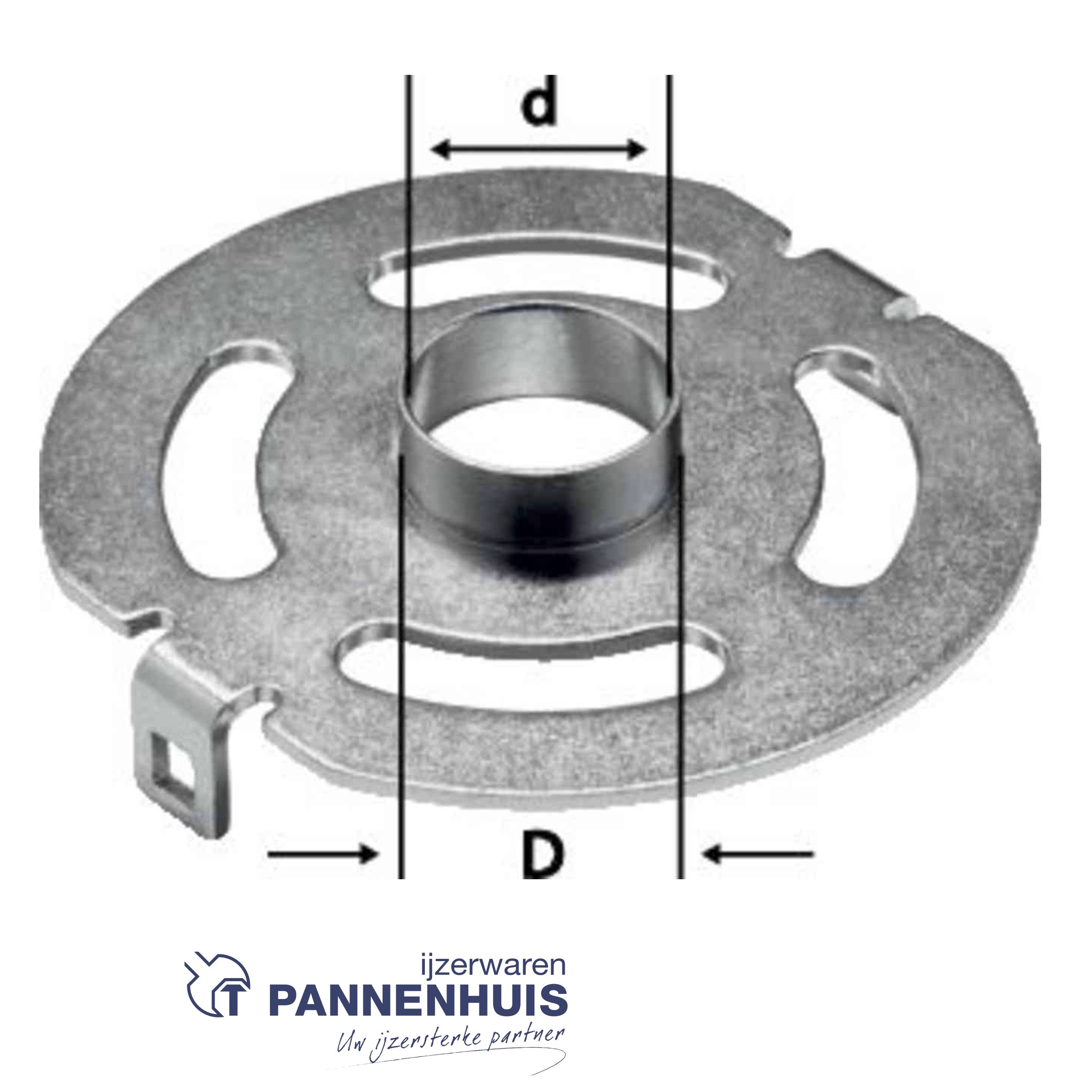 Festool Kopieerring KR-D 27,0/OF 1400 voor OF 1400 - Afbeelding 2