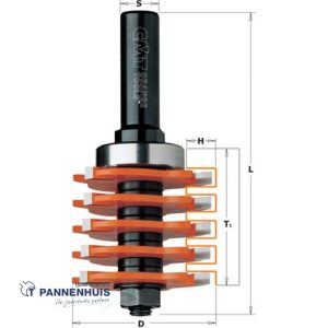 CMT Tandverbindingsfrees HW D=47,6 S=12mm Z2