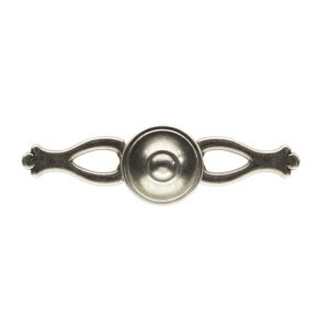 Meubelknop 108 mm tin kleur 2st (117 3)